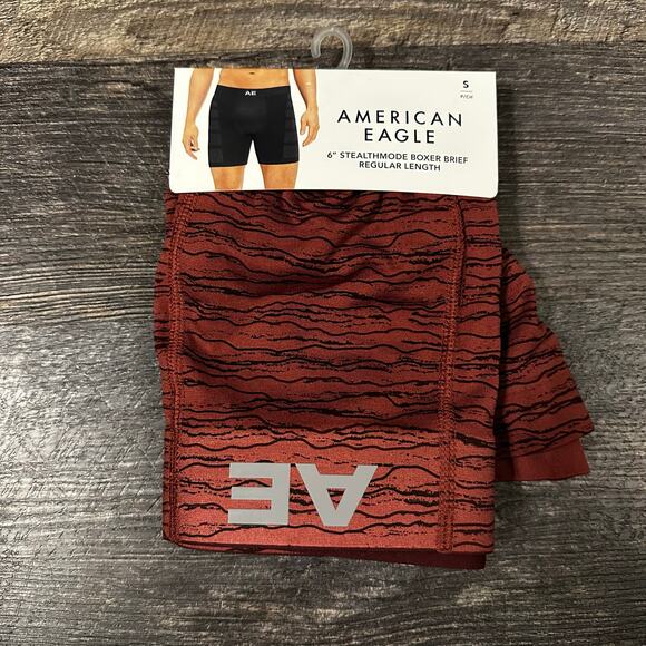 American Eagle Stealthmode 6" Boxer Briefs Small - Picture 1 of 2
